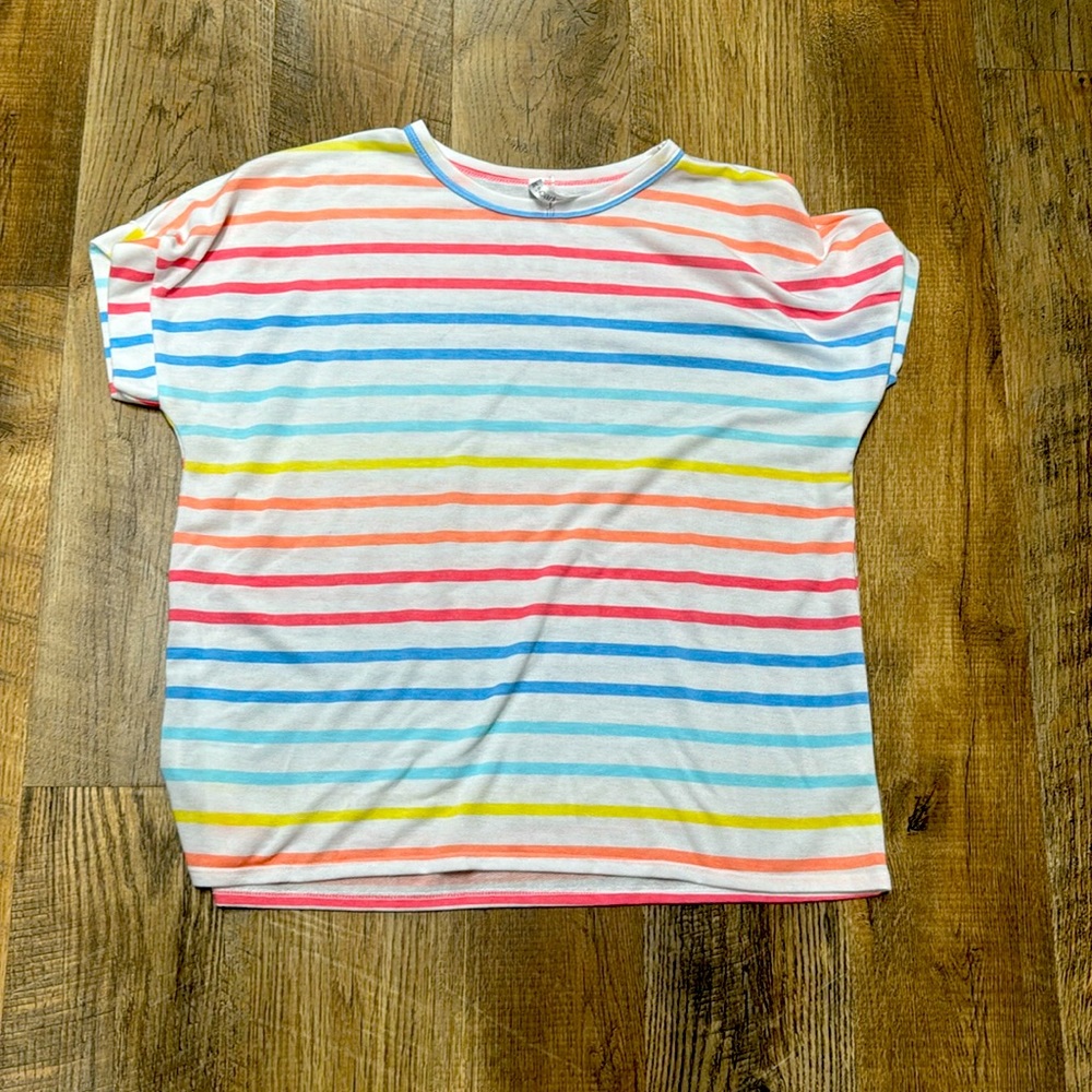 Dear Scarlet Short Sleeved Striped top